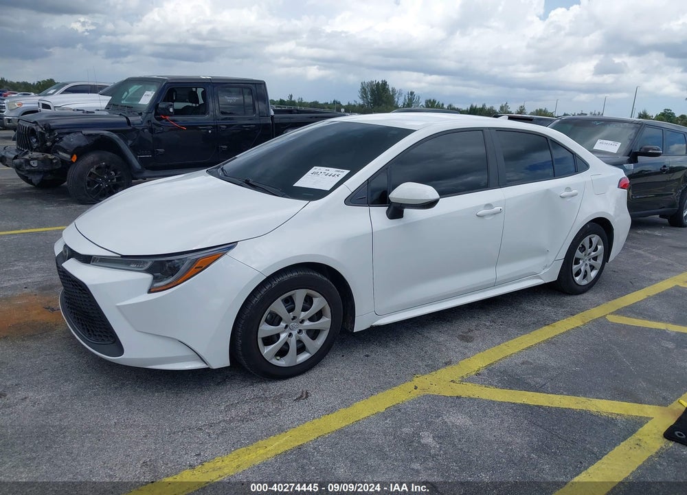 2021 TOYOTA COROLLA LE VIN: 5YFEPMAE5MP265155