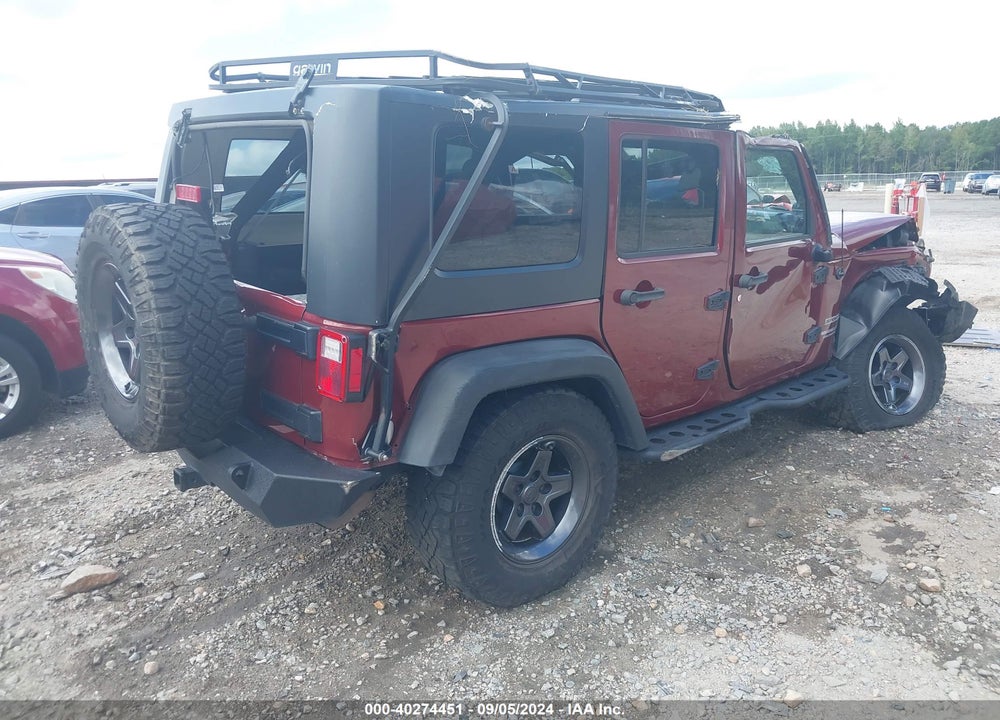 2010 JEEP WRANGLER UNLIMITED SPORT VIN: 1J4BA3H13AL166690