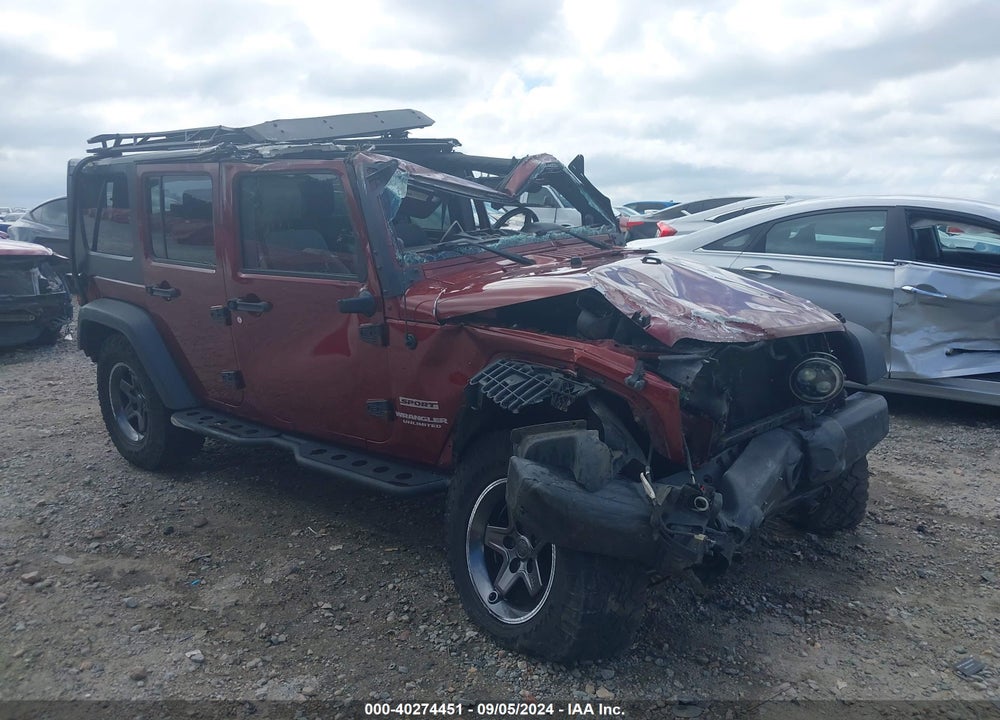 2010 JEEP WRANGLER UNLIMITED SPORT VIN: 1J4BA3H13AL166690