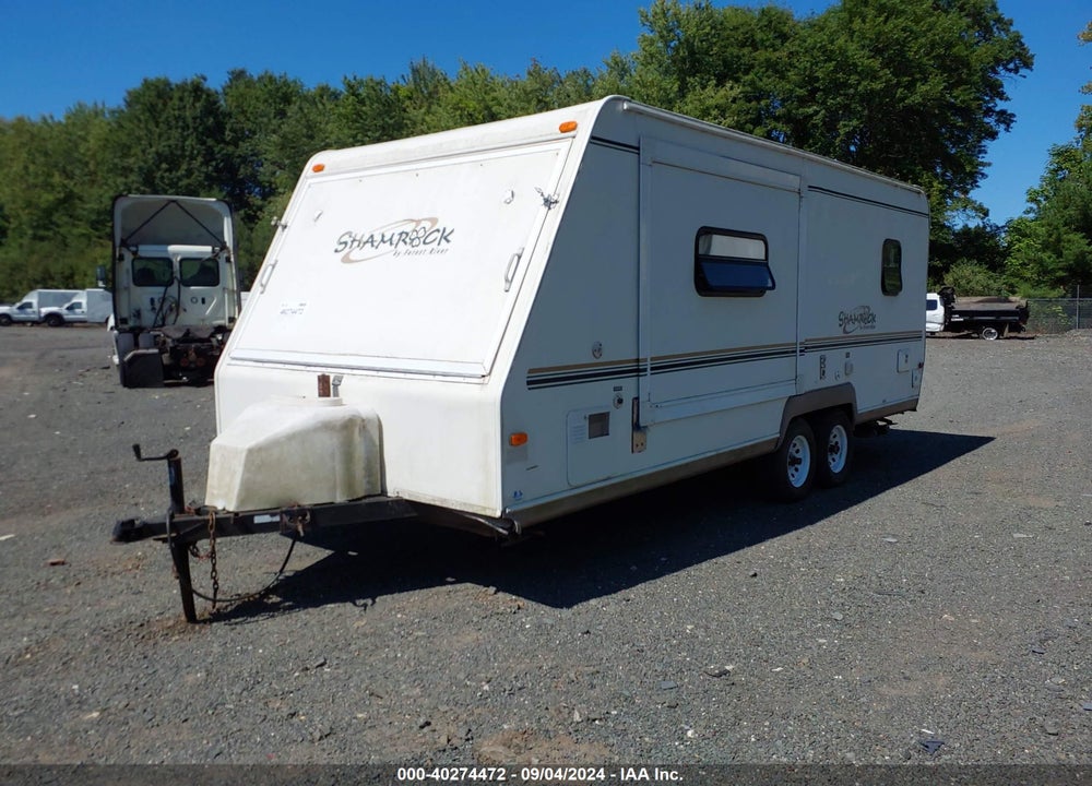 2002 FOREST RIVER FLAGSTAFF LITE WEIGHT TRAILERS VIN: 4X4TFLY212D075928