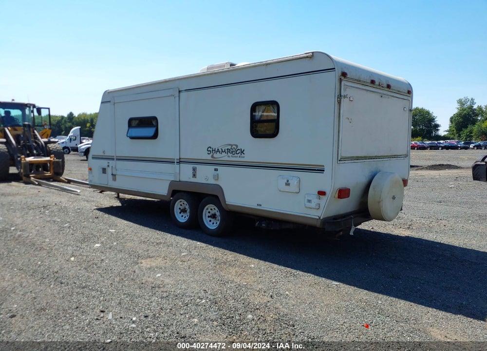 2002 FOREST RIVER FLAGSTAFF LITE WEIGHT TRAILERS VIN: 4X4TFLY212D075928