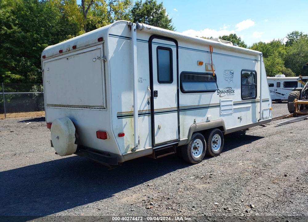 2002 FOREST RIVER FLAGSTAFF LITE WEIGHT TRAILERS VIN: 4X4TFLY212D075928