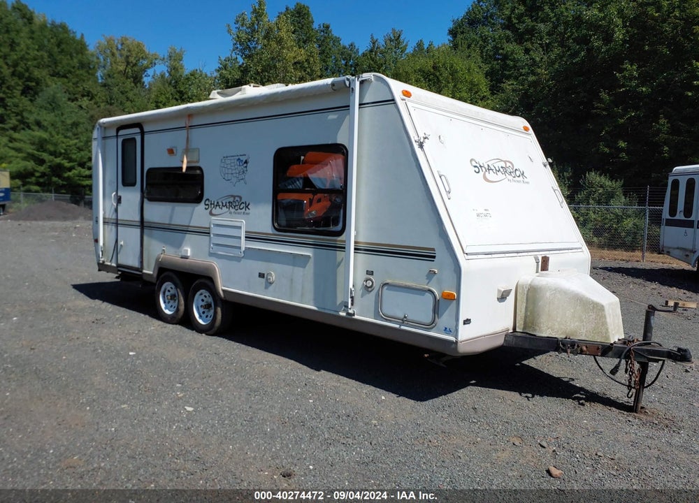 2002 FOREST RIVER FLAGSTAFF LITE WEIGHT TRAILERS VIN: 4X4TFLY212D075928