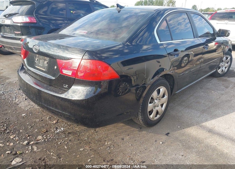 2009 KIA OPTIMA LX VIN: KNAGE228795323439