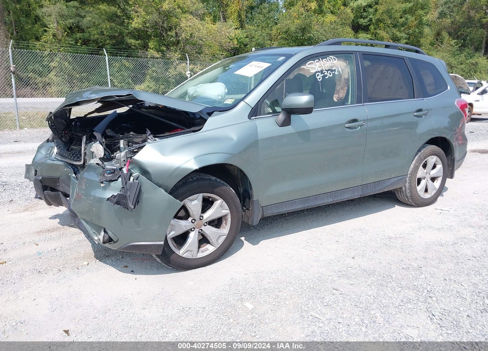 2014 SUBARU FORESTER 2.5I LIMITED VIN: JF2SJAHCXEH529895