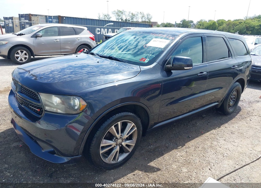 2013 DODGE DURANGO R/T VIN: 1C4SDHCT4DC665523