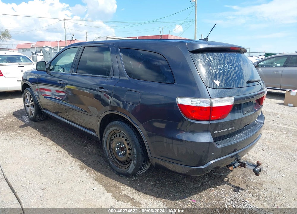 2013 DODGE DURANGO R/T VIN: 1C4SDHCT4DC665523