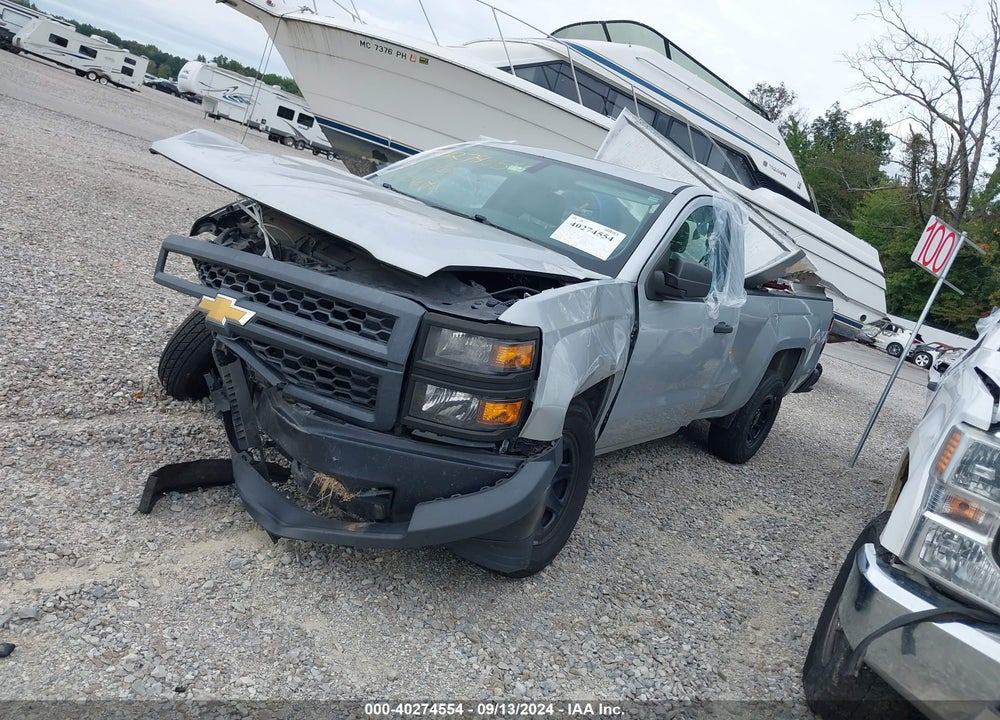 2015 CHEVROLET SILVERADO 1500 WT VIN: 1GCNCPEH5FZ264050