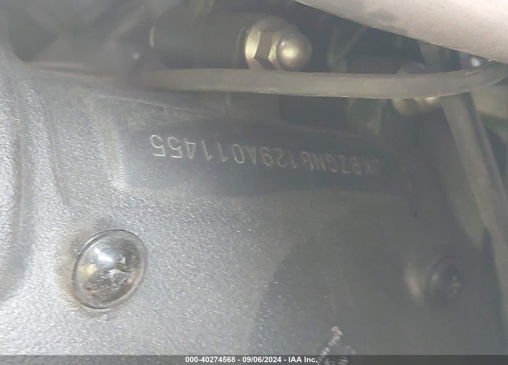 2009 KAWASAKI ZG1400 B VIN: JKBZGNB129A011455