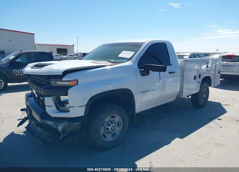 2022 CHEVROLET SILVERADO 2500HD 2WD REGULAR CAB LONG BED WT VIN: 1GB0WLE7XNF268634