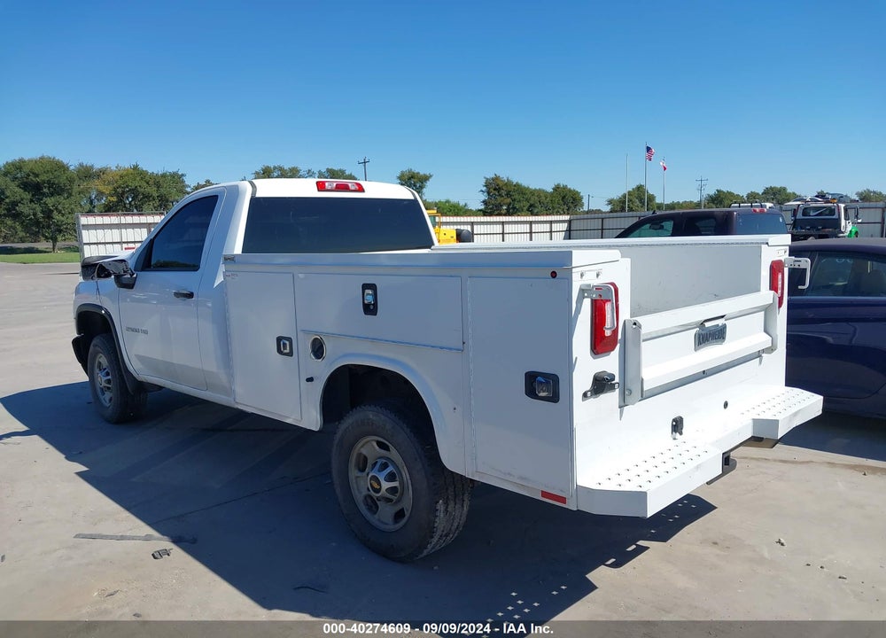 2022 CHEVROLET SILVERADO 2500HD 2WD REGULAR CAB LONG BED WT VIN: 1GB0WLE7XNF268634