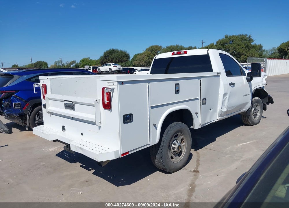 2022 CHEVROLET SILVERADO 2500HD 2WD REGULAR CAB LONG BED WT VIN: 1GB0WLE7XNF268634