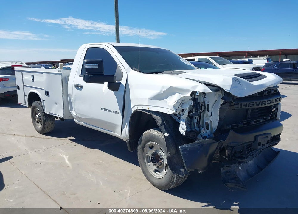 2022 CHEVROLET SILVERADO 2500HD 2WD REGULAR CAB LONG BED WT VIN: 1GB0WLE7XNF268634