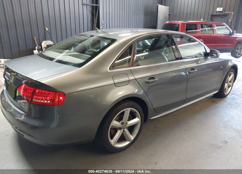 2012 AUDI A4 VIN: WAUFFAFL8CA097024