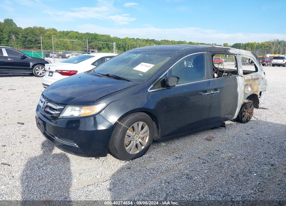 2016 HONDA ODYSSEY SE VIN: 5FNRL5H32GB138421