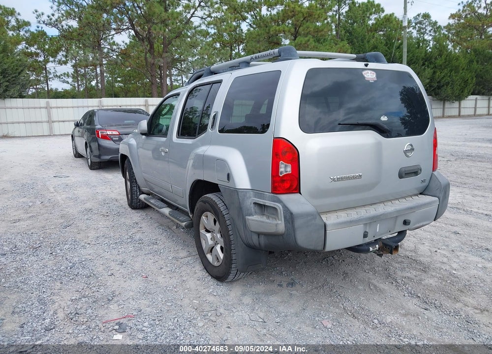 2009 NISSAN XTERRA SE VIN: 5N1AN08U39C511836
