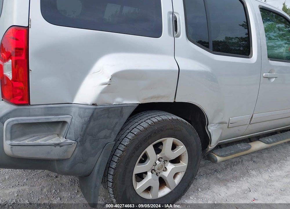 2009 NISSAN XTERRA SE VIN: 5N1AN08U39C511836