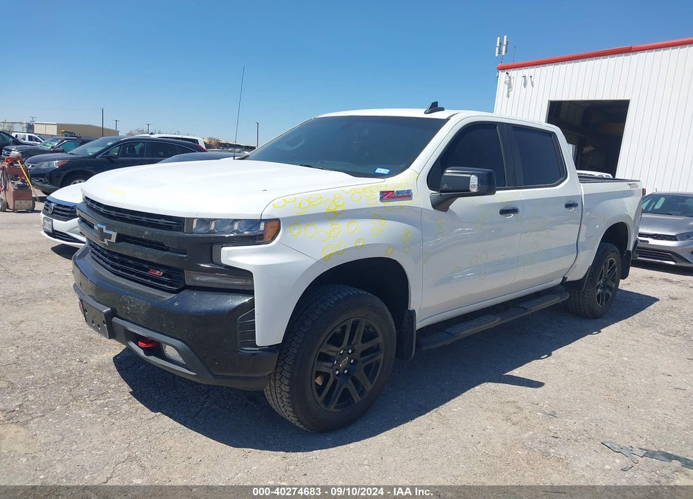 2022 CHEVROLET SILVERADO 1500 LTD 4WD SHORT BED LT TRAIL BOSS VIN: 3GCPYFEDXNG210310