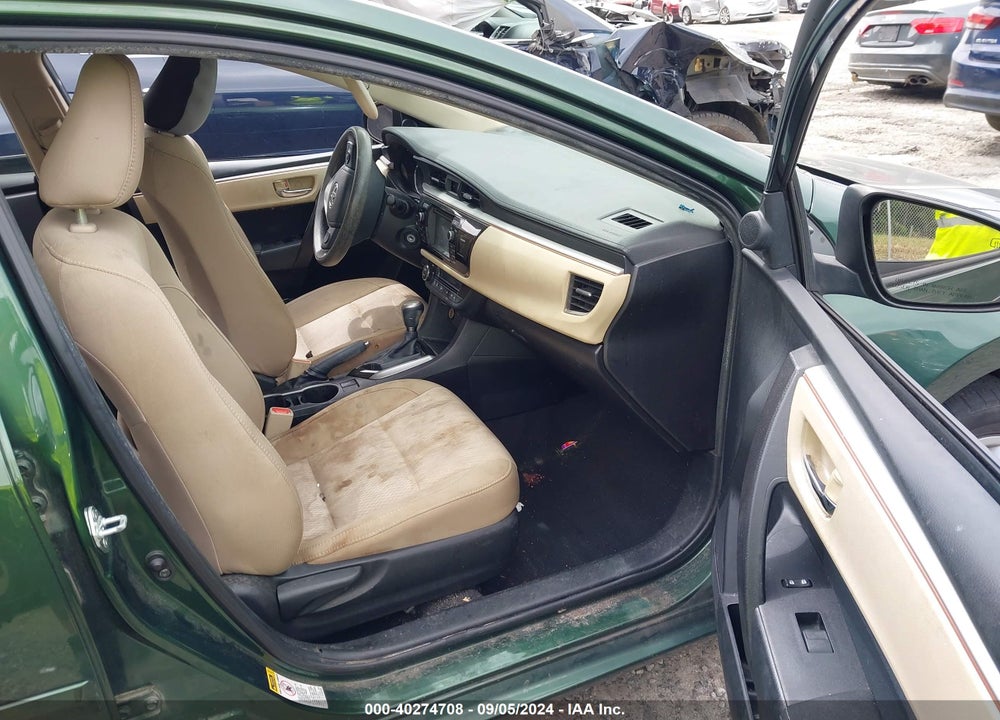 2015 TOYOTA COROLLA LE VIN: 2T1BURHE4FC462822