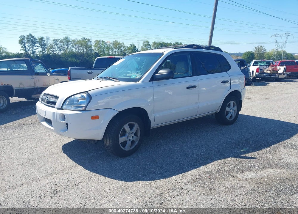 2005 HYUNDAI TUCSON GL VIN: KM8JM72B05U234523