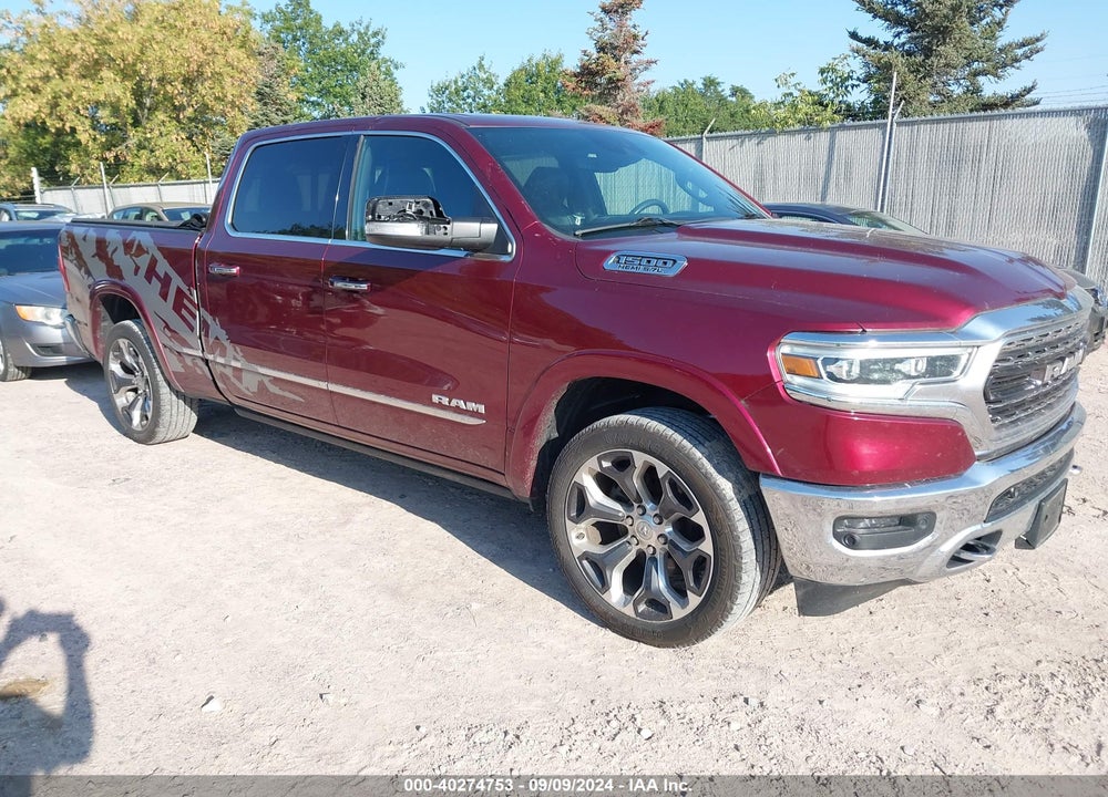 2019 RAM 1500 LIMITED 4X4 6'4 BOX VIN: 1C6SRFPT1KN647344