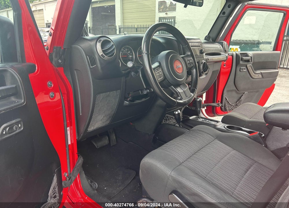 2012 JEEP WRANGLER UNLIMITED SPORT VIN: 1C4BJWDG3CL140840