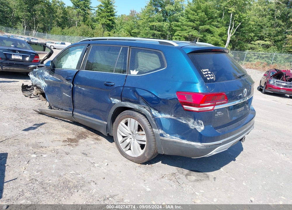 2019 VOLKSWAGEN ATLAS 3.6L V6 SEL VIN: 1V2MR2CAXKC514297