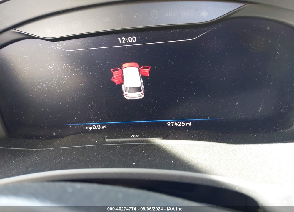 2019 VOLKSWAGEN ATLAS 3.6L V6 SEL VIN: 1V2MR2CAXKC514297