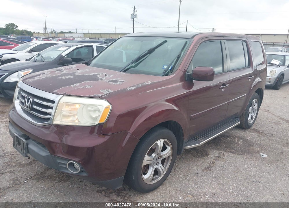 2013 HONDA PILOT EX-L VIN: 5FNYF3H59DB003439
