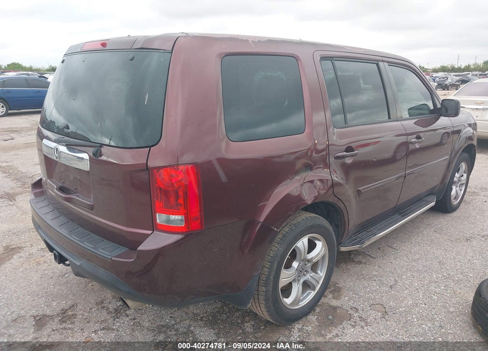 2013 HONDA PILOT EX-L VIN: 5FNYF3H59DB003439