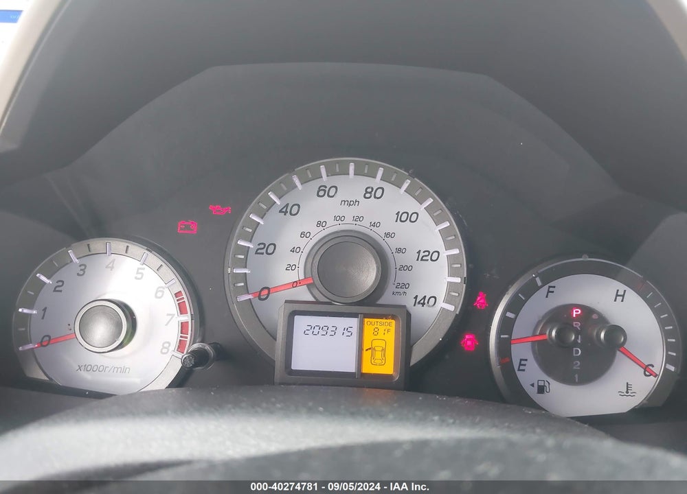 2013 HONDA PILOT EX-L VIN: 5FNYF3H59DB003439