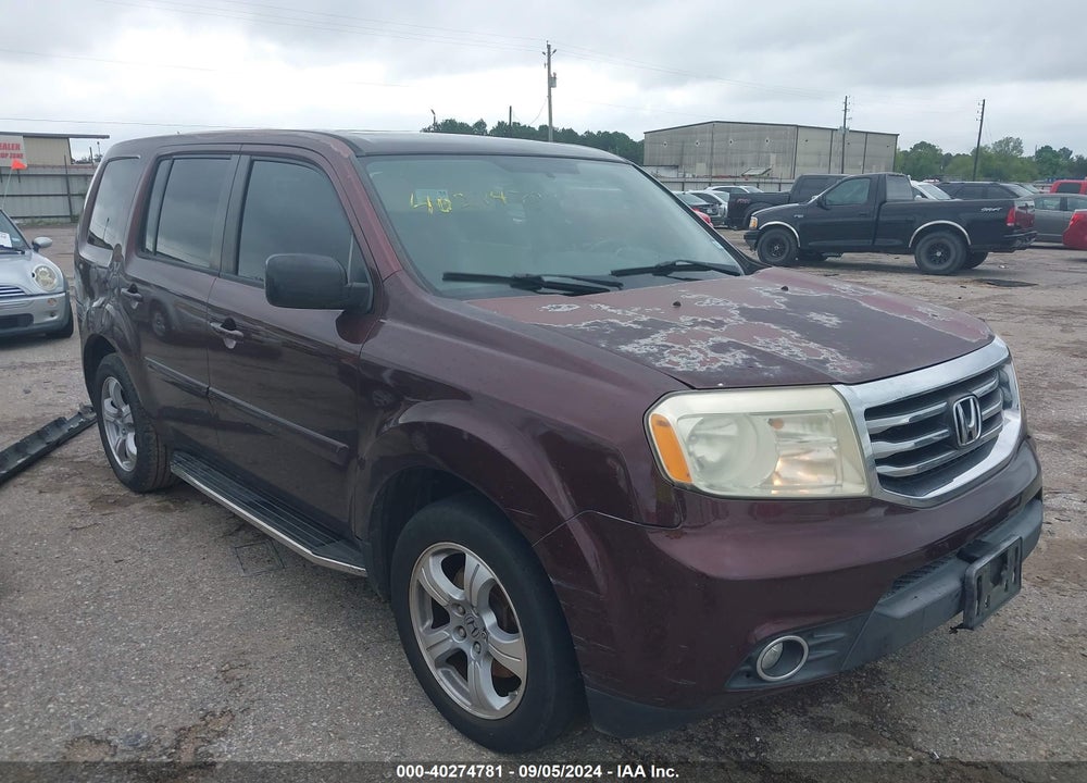 2013 HONDA PILOT EX-L VIN: 5FNYF3H59DB003439