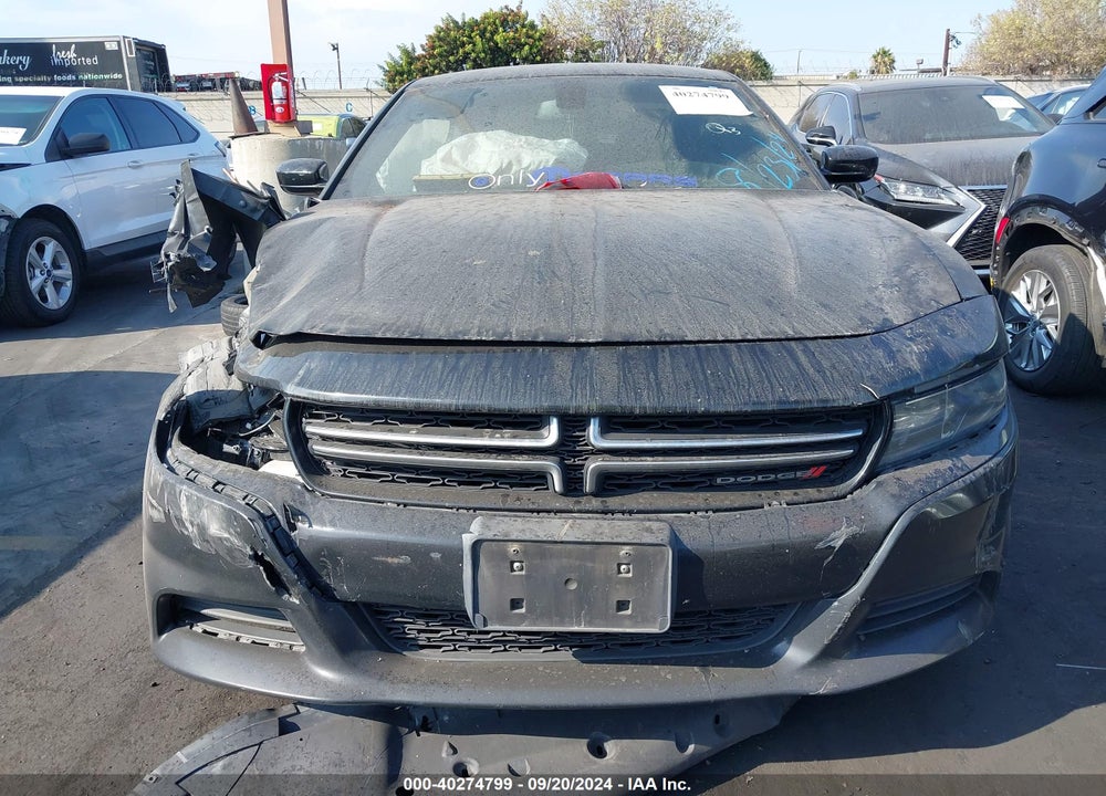 2016 DODGE CHARGER SE VIN: 2C3CDXBG1GH109873