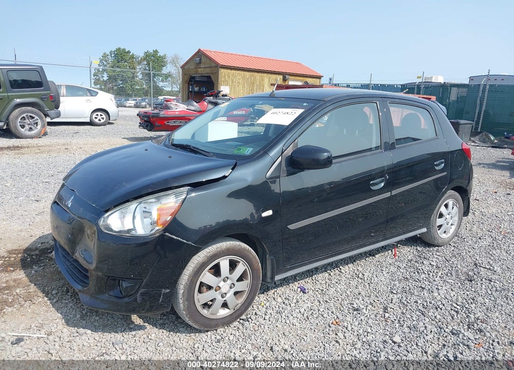 2014 MITSUBISHI MIRAGE VIN: ML32A4HJ1EH023230