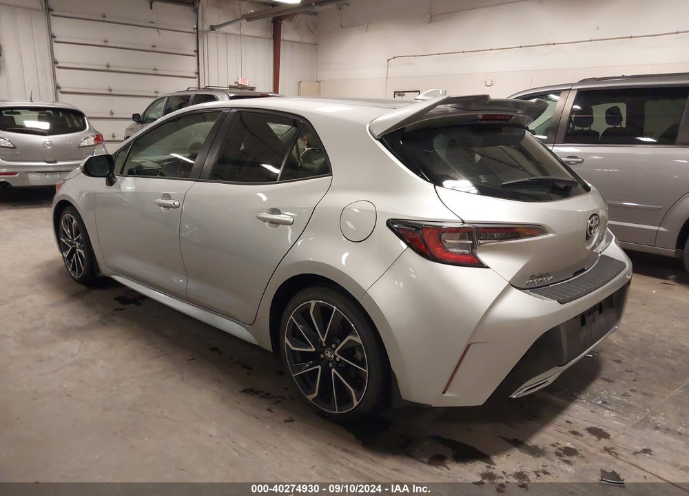 2019 TOYOTA COROLLA XSE VIN: JTNK4RBE3K3042881