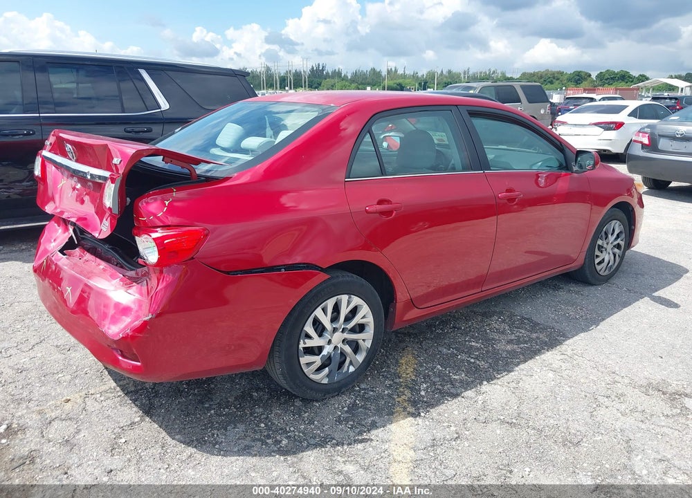 2013 TOYOTA COROLLA LE VIN: 2T1BU4EE3DC102039