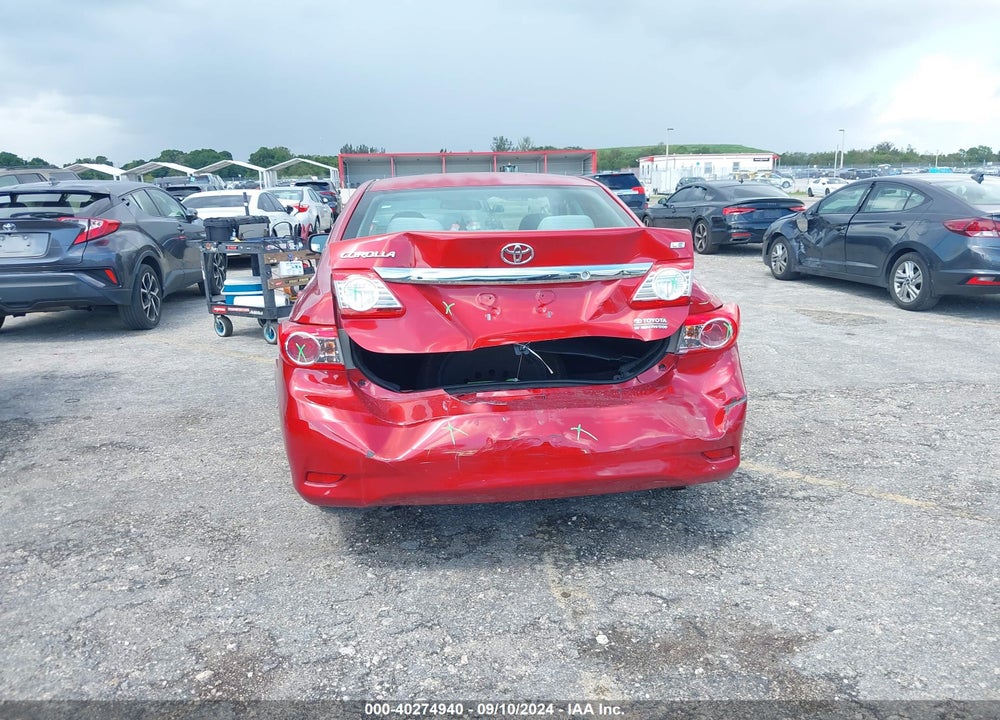 2013 TOYOTA COROLLA LE VIN: 2T1BU4EE3DC102039