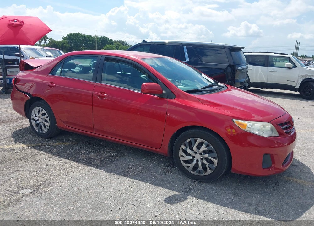 2013 TOYOTA COROLLA LE VIN: 2T1BU4EE3DC102039