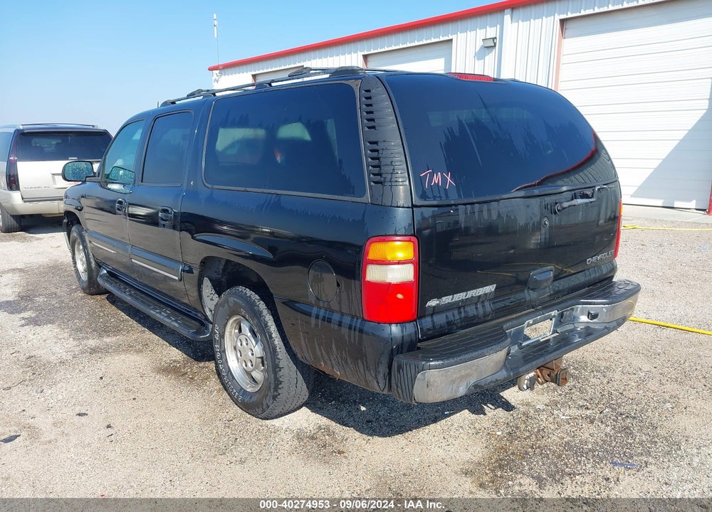 2002 CHEVROLET SUBURBAN 1500 LT VIN: 3GNFK16Z22G309572