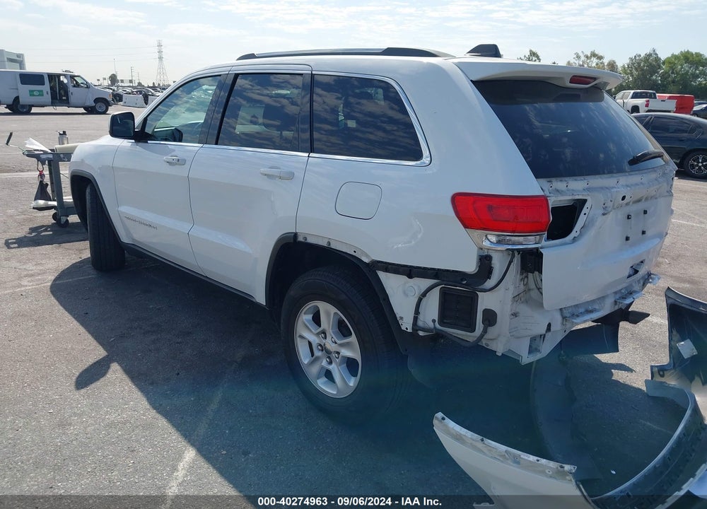 2015 JEEP GRAND CHEROKEE LAREDO VIN: 1C4RJEAGXFC713704