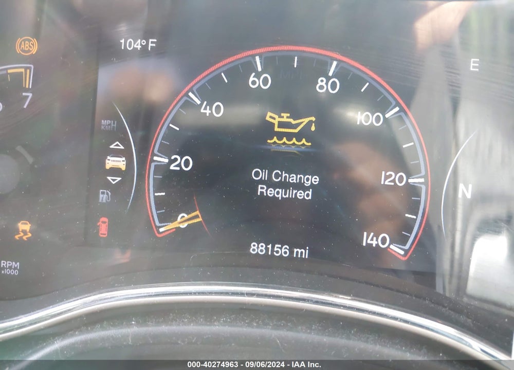 2015 JEEP GRAND CHEROKEE LAREDO VIN: 1C4RJEAGXFC713704