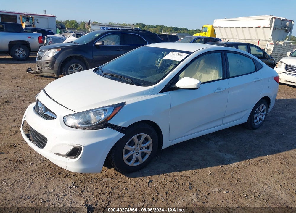 2013 HYUNDAI ACCENT GLS VIN: KMHCT4AE8DU430617