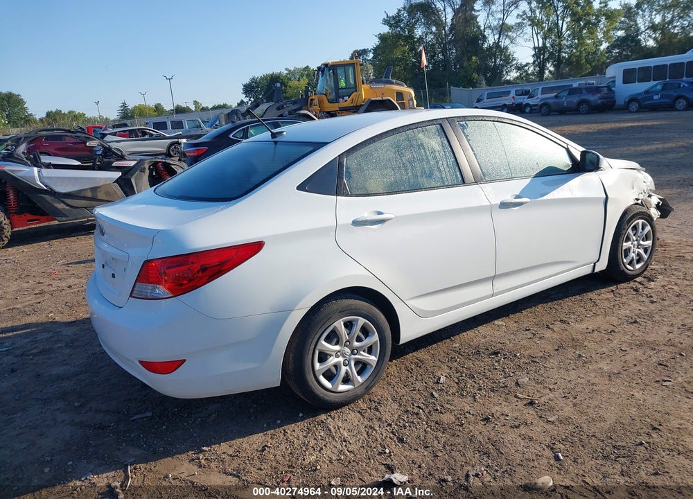 2013 HYUNDAI ACCENT GLS VIN: KMHCT4AE8DU430617