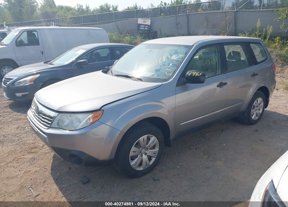 2009 SUBARU FORESTER 2.5X VIN: JF2SH61679H792817