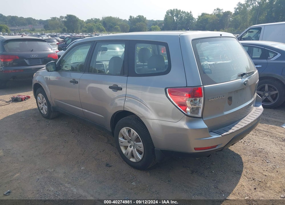 2009 SUBARU FORESTER 2.5X VIN: JF2SH61679H792817