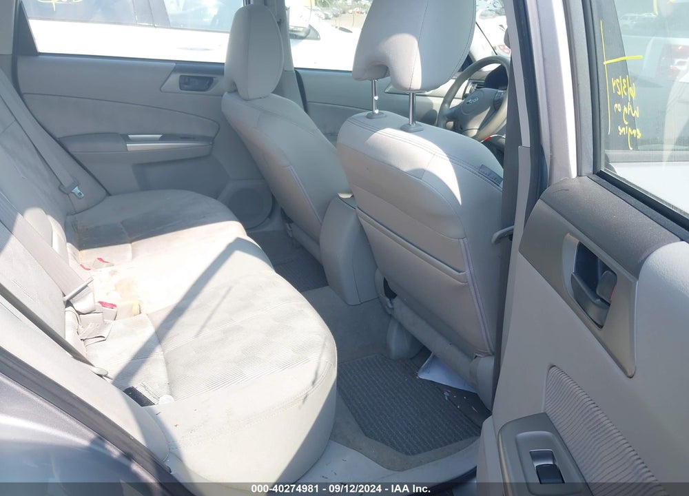 2009 SUBARU FORESTER 2.5X VIN: JF2SH61679H792817