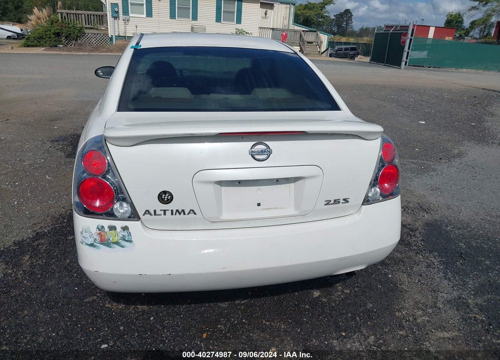 2006 NISSAN ALTIMA 2.5 S VIN: 1N4AL11DX6C241158