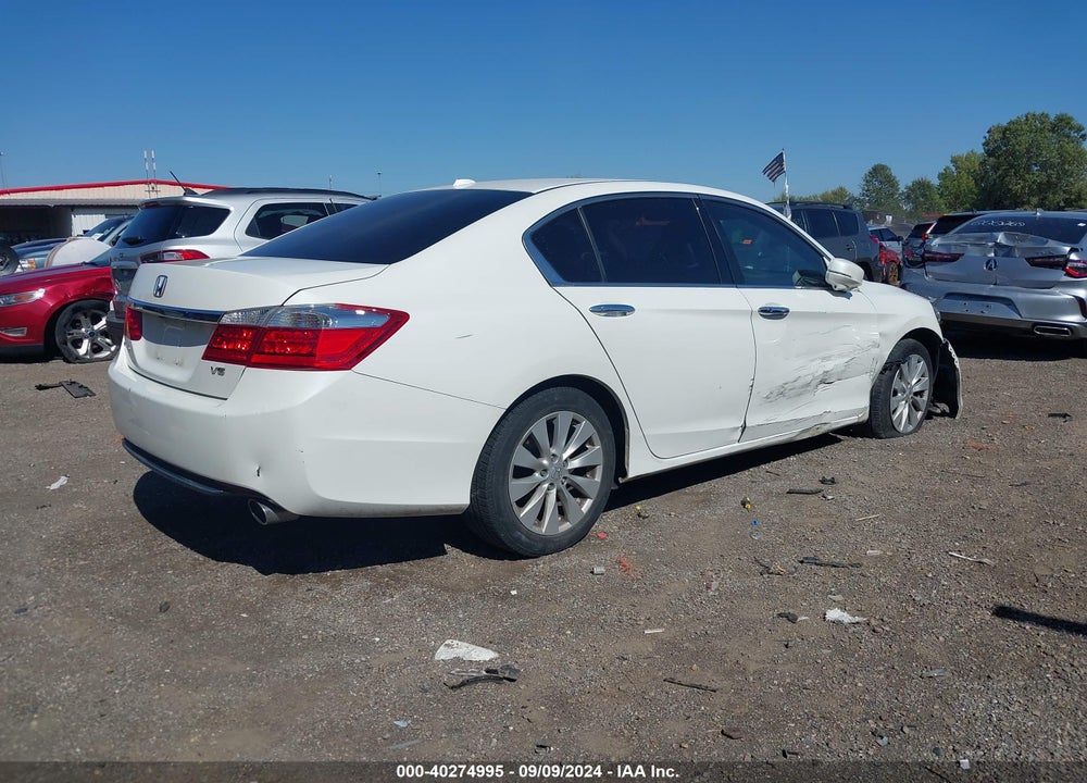 2013 HONDA ACCORD EX-L V-6 VIN: 1HGCR3F8XDA047085