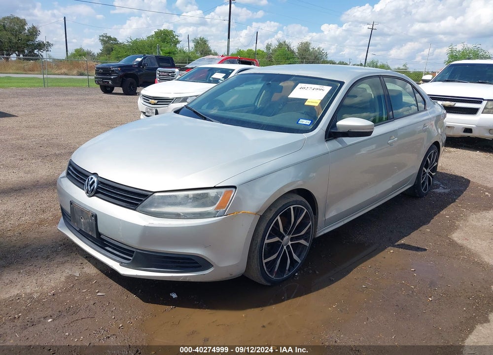 2012 VOLKSWAGEN JETTA 2.5L SE VIN: 3VWBX7AJ5CM030999