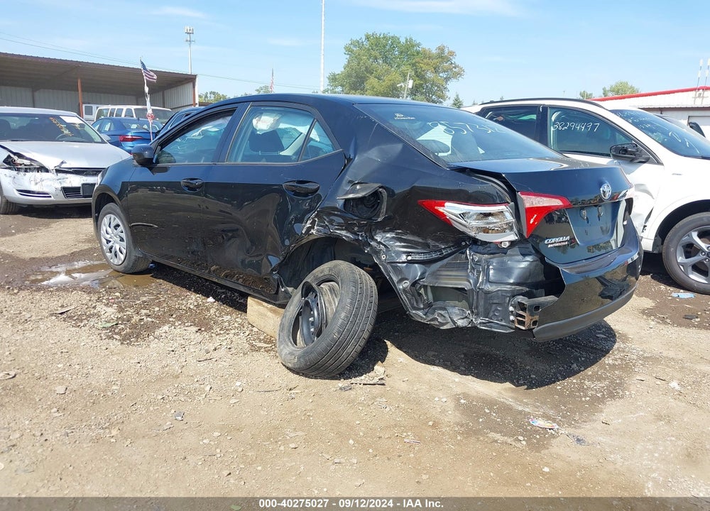 2017 TOYOTA COROLLA LE VIN: 2T1BURHE2HC857312